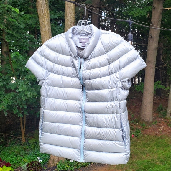 martha stewart short sleeve puffer